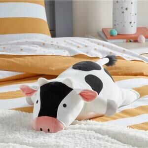 Weighted Cow Plush Pillow Target Cottagecore Pillowfort Rare Cute Throw 3 pounds